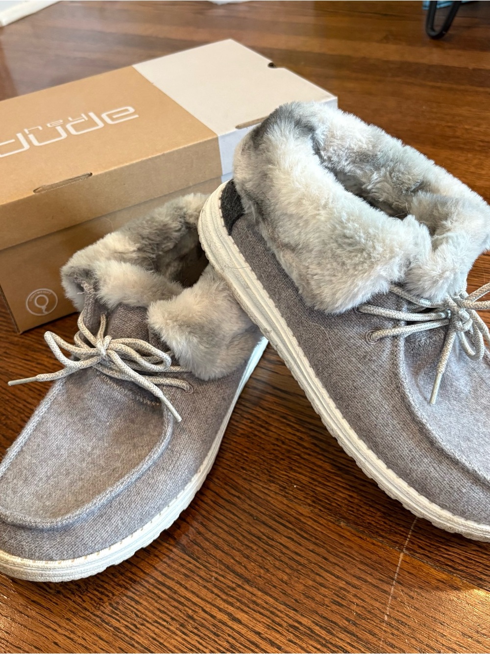 Hey Dude Women's Cozy Britt Fur-Lined Slip-On in Sunset Smoke